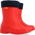 DEMAR DINO B, červené, zateplené Velikost: 30-31