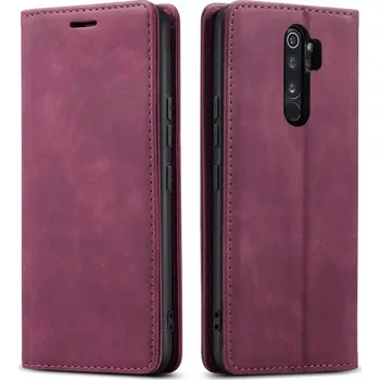 Pouzdro na mobilní telefon Flipové pouzdro NSTYL pro Xiaomi Redmi Note 8 Pro červené