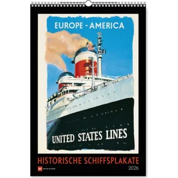 Kalendář Historische Schiffsplakate 2026 (DE)