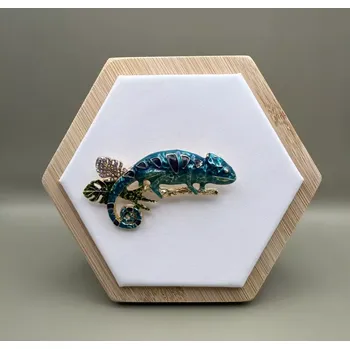 Brož Kovová brož "Chameleon"