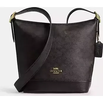 Kabelka COACH dámská kabelka Jude tmavě hnědá