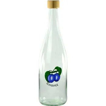 Láhev sklo 1000ml WEINSCHLEG s víčkem ŠVESTKA KUTIL Sklad7 4480072.00 (KUTIL Sklad7)
