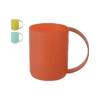 Hrnek plast 400ml velké ucho, mix barev KUTIL Sklad7 623540.00