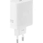 realme SuperVOOC 120W USB-A nabíječka bez kabelu bíláTech-Protect PC6X6 prodlužovací kabel 2m 6x zásuvka, 3x USB-A 3x USB-C