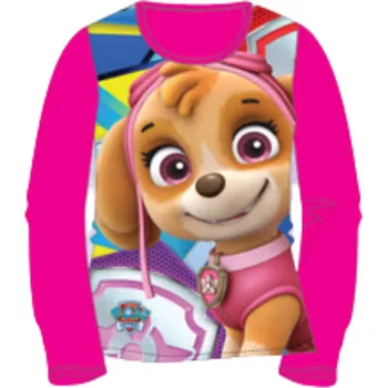 Dívčí tričko dl. rukáv Paw Patrol růžové 116