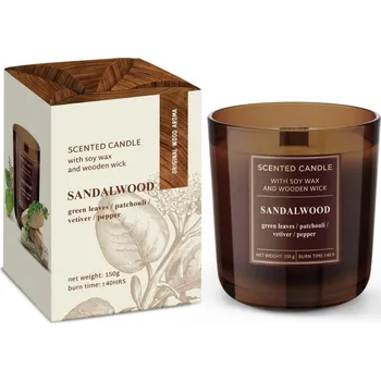 Bartek Candles Vonná svíčka SANDALWOOD 150 g 40 hod