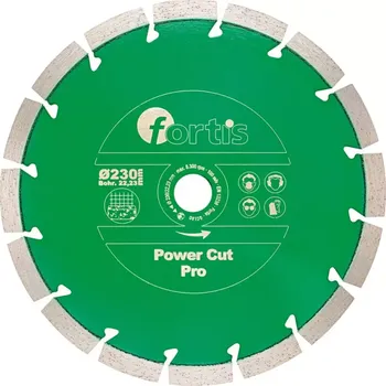 Řezný kotouč Diamantový Kotouč řezný Power Cut Pro Ø 300 mm laser segment 12 mm vrtání 25,4/20mm FORT