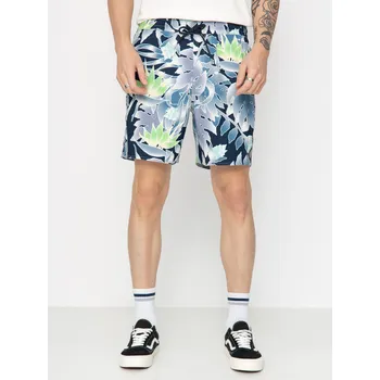 Pánské kraťasy Volcom Lido Print 17 (navy) XL, námořnická modrá