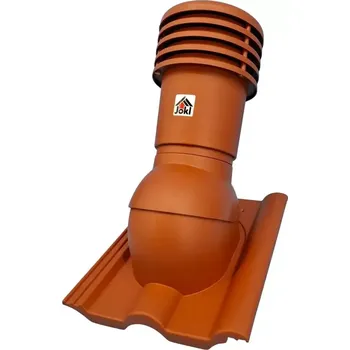 VENTEOR - Větrací střešní komínek průměr 150 mm pro KM Beta, Bramac Classic, Betonpres, Besk, cihlová