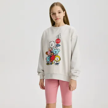 Dívčí sukně Reserved - Cyklistické kraťasy s vysokým podílem bavlny - růžová - 3431S-30X - 3431S-30X-128