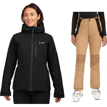 Dámský lyžařský komplet Flip BLK 38 + Dione BEG 36