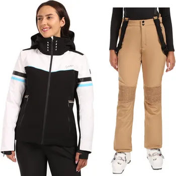 Dámská bunda Dámský lyžařský komplet Lorien BLK 40 + Dione BEG 38