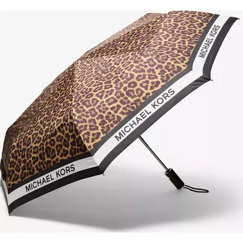 Šála Michael Kors dámský deštník Leopard hnědý univerzální