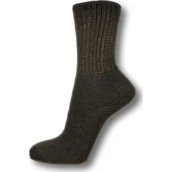 Dámské ponožky Zdravotní bavlněné froté ponožky - tmavě šedé Vyberte velikost: 46 - 48