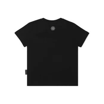 Pánské tričko PHILIPP PLEIN T-Shirt 28177 Černá Regular Fit 6