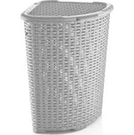 Koš špinavé prádlo 52L RATAN DUNYA rohový šedý KUTIL Sklad7 419020.00 (KUTIL Sklad7)