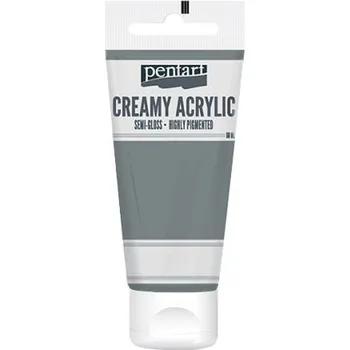 Vodová barva Krémová akrylová barva pololesklá Pentart 60 ml