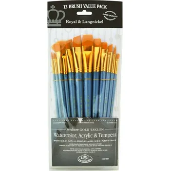 Umělecký štětec štětce Royal & Langnickel - 12 dílný set