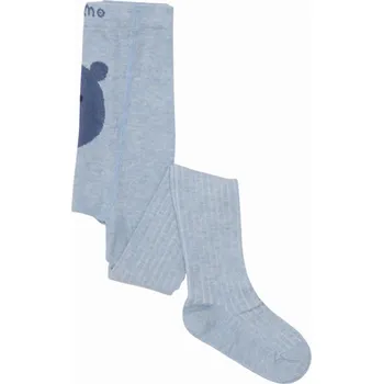 MINYMO dětské punčocháče s obrázkem modré Winter Sky vel. 56/62 cm