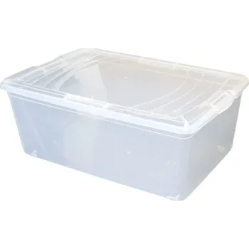 Úložný box Box úložný BASIC 40x26x15cm 11,8L čirý KUTIL Sklad7 660100.00 (KUTIL Sklad7)