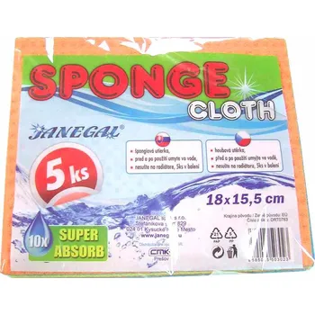 Utěrka Utěrka houbová 5ks 18x15,5cm SPONGE KUTIL Sklad7 610783.00 (KUTIL Sklad7)