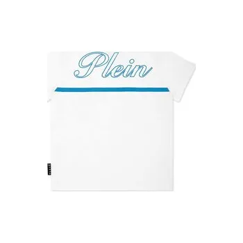 Pánské tričko PHILIPP PLEIN T-Shirt 28187 Bílá Regular Fit 6