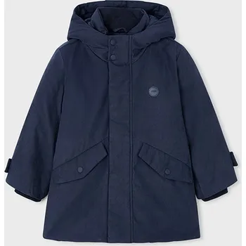 Chlapecká bunda Chlapecká zimní bunda s kapucí tmavě modrá Mayoral 4419 Velikost: 8 let (128 cm)