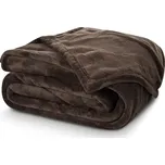 Deka mikroplyš 150x200 cm Hnědá
