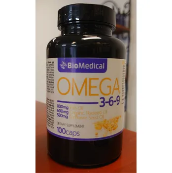 Přírodní produkt Omega 3-6-9 - 100 kapslí BIOMEDICAL