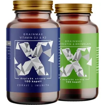 Přírodní produkt HISTAMIN STOPPER - Vitamin D3 & K2 a Quercetin & Bromelain 200 tbl. BRAINMAX
