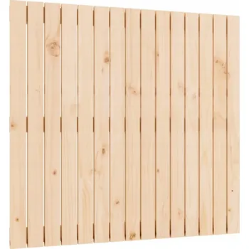 Nástěnné čelo postele 95,5 x 3 x 90 cm masivní borové dřevo Hnědá 824883