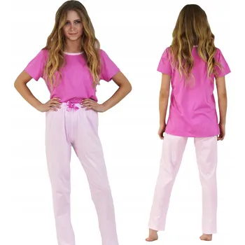 Dámské pyžamo Born2rest dámské pyžamo bavlna růžové, velikost XL