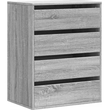 Komoda Komoda, šedý dub sonoma, 60x41x76 cm, dřevěný kompozitní materiál