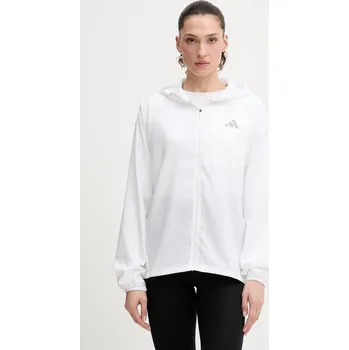 Pánská softshellová bunda Běžecká bunda adidas Performance Run Essentials bílá barva, přechodná, KA0253 00X, vel. XS