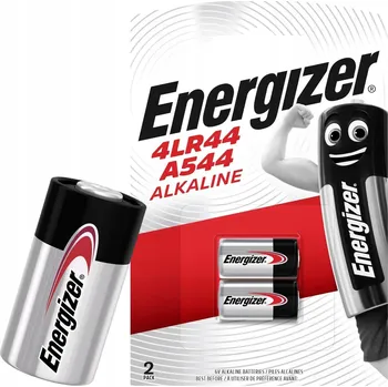 Článková baterie 2x Alkalická baterie 4LR44 A544 6V Energizer