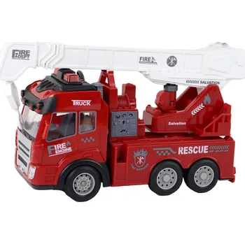 RC model auta Mamido L-16929 Hasičské auto s jeřábem červené