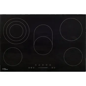 Varná deska Keramická varná deska s 5 hořáky, dotyková, 90 cm, 8500 W VidaXL