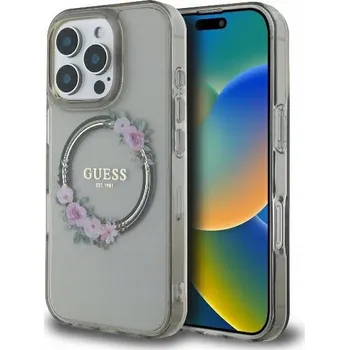 Pouzdro na mobilní telefon Guess Zadní Kryt pro Apple iPhone 16 Pro černý