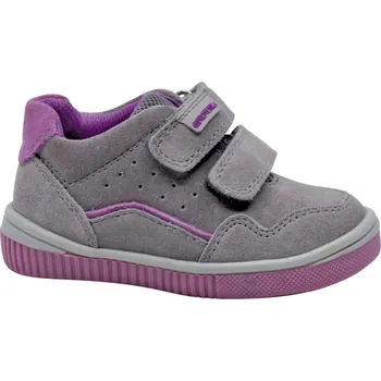 Chlapecké polobotky Celoroční obuv Protetika FANY, šedá-lila Velikost: 20