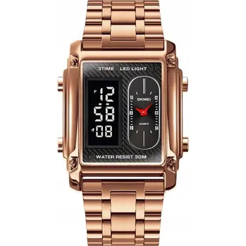 Hodinky Pánské hodinky SKMEI skm.118681a.mn elektronické s náramkem a mnoha funkcemi