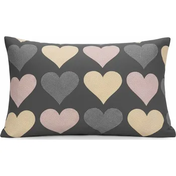 Bytový textil XPOSE® Bavlněný povlak na polštář AMORA 50x70 cm, Bavlna + Prodloužená možnost vrácení zboží do 50 dnů