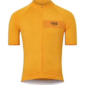 Cyklistické oblečení VOID cyklistický dres core jersey - yellow Velikost: S