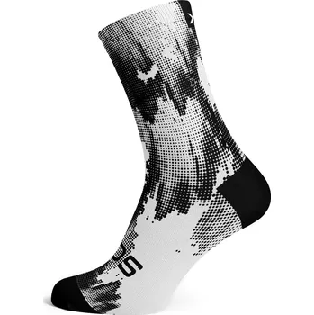 SOX ponožky white gravel socks - bezešvé Velikost: L (43-45)
