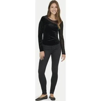 Dámská halenka ONLY Halenka Smooth 15360668 Černá Slim Fit S