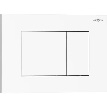 Splachovací tlačítko Splachovací tlačítko Mexen Tex 02, lesklé bílé - 6102-01