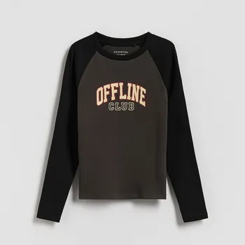 Reserved - Tričko s potiskem - černý - 343FT-99X - 343FT-99X-116