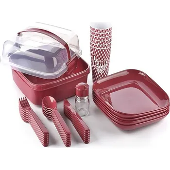 Outdoor vaření Pikniková sada 31ks TITIZ, mix barev KUTIL Sklad7 691466.00 (KUTIL Sklad7)