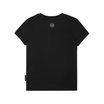 Pánské oblečení PHILIPP PLEIN T-Shirt 20441 Černá Regular Fit 10