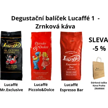 Káva Degustační balíček Lucaffé 1 - Zrnková káva