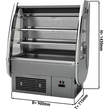 Vinotéka G.Gastro Přístěnný chladicí regál - 0,9 x 0,71 m
